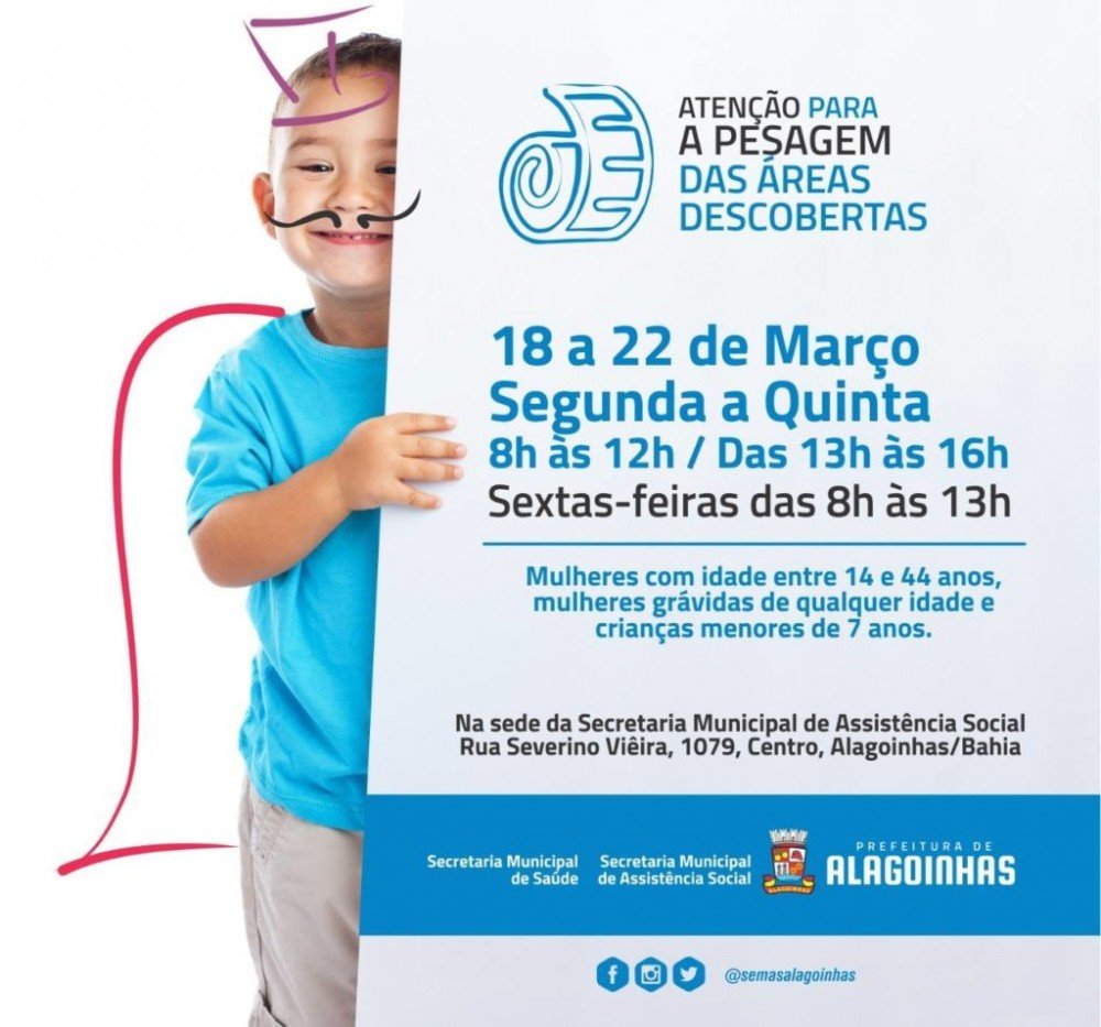 Bolsa Família: Pesagem e medição de beneficiários das áreas descobertas iniciam nesta segunda(18)