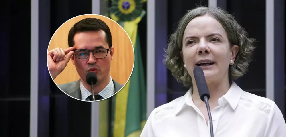 Gleisi elogia condenação de Deltan: 'terá de pagar 75 mil reais pelo mal que fez a Lula'