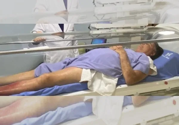 ‘Meu pai passa bem, já reage bem aos antibióticos’, diz Eduardo sobre saúde de Bolsonaro