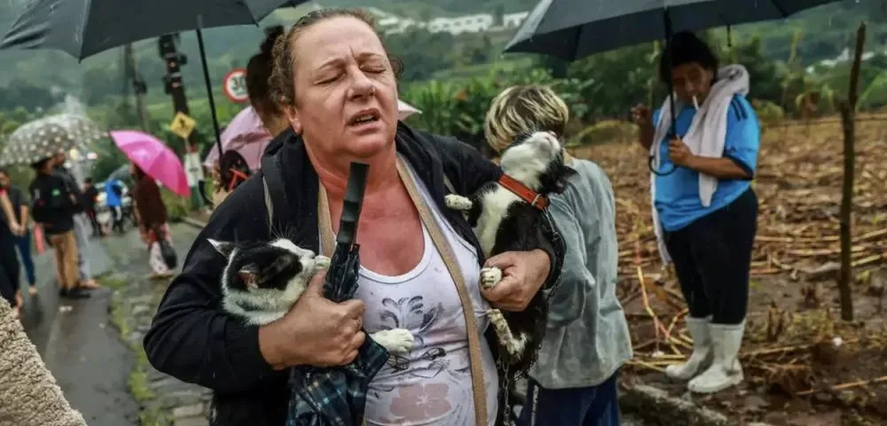 Gaúchos desabrigados dobram em 24h, ultrapassam 327 mil