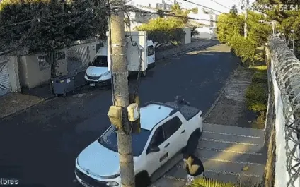 Motorista que atropelou bandido para livrar enfermeira de assalto em MG diz que pensou na família: 'poderia ser a minha esposa'