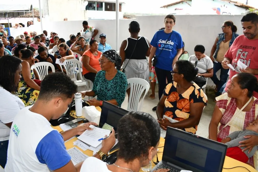 Alagoinhas: Mais de 500 atendimentos realizados em mutirão de saúde no Riacho da Guia