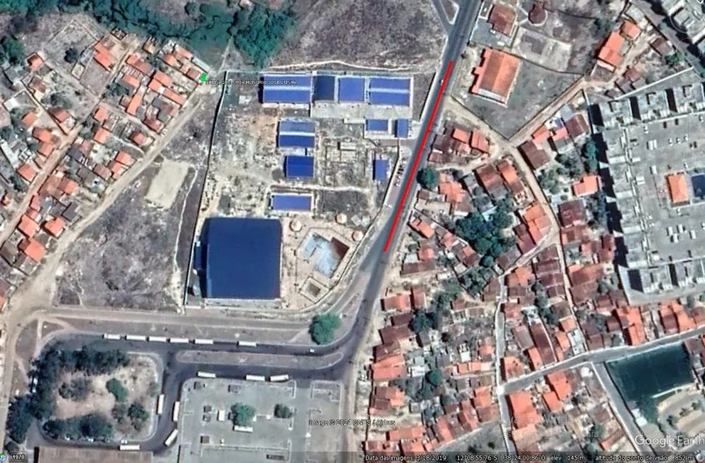 Alagoinhas: Rua do Terminal Rodoviário foi interditada hoje (01) com previsão de liberação amanhã (02)