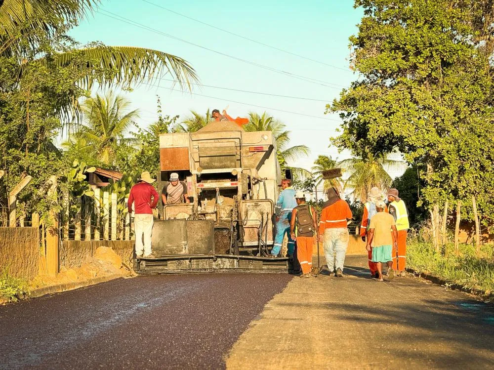Alagoinhas+: obra de pavimentação na zona rural é iniciada na comunidade do Quizambu