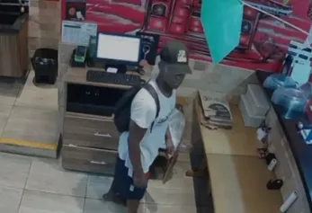 Salvador: Suspeito é flagrado por câmera de segurança de restaurante após assalto no bairro da Pituba