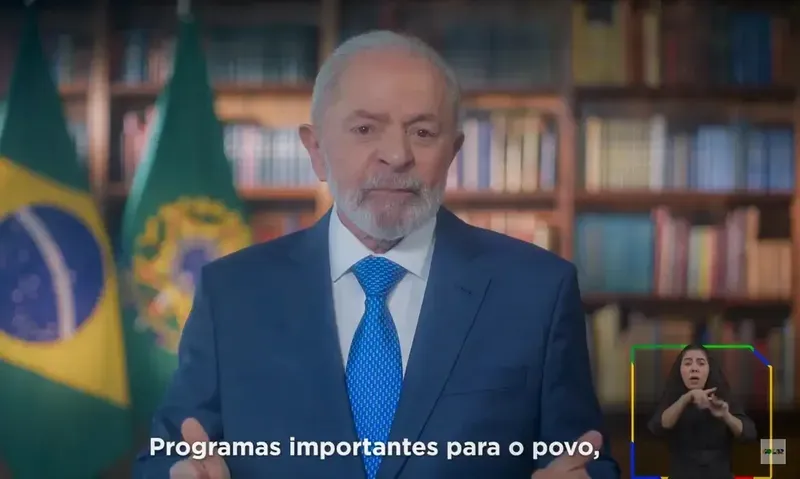 'Mundo voltou a acreditar no Brasil', diz Lula em pronunciamento