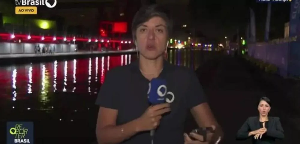 Repórter da EBC sofre assédio durante a cobertura dos Jogos de Paris