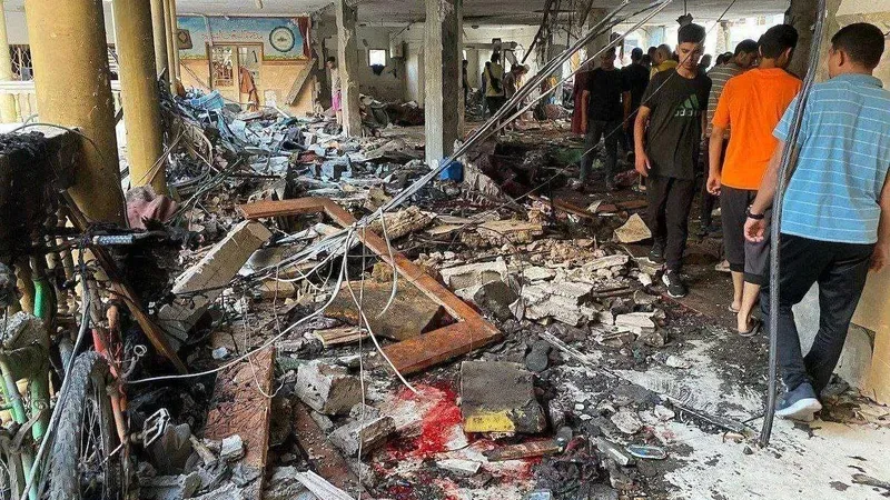 Todos os lugares em Gaza - incluindo escolas - são alvos