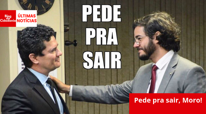 Túlio Gadêlha escracha Moro na internet: “pede pra sair”
