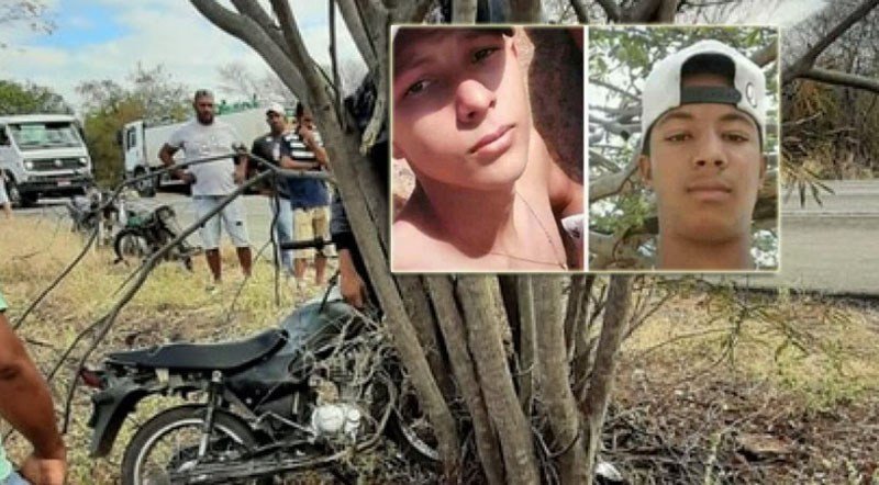 Jovens de 17 e 18 anos morrem após moto colidir com árvore enquanto voltavam de festa junina na BA