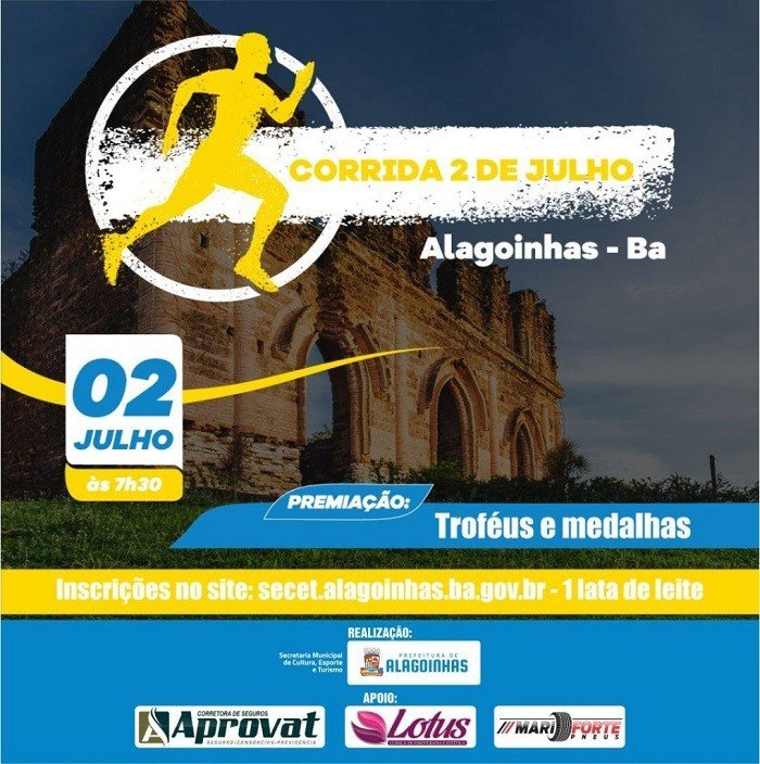 Em data comemorativa dos 166 anos de Alagoinhas, Prefeitura promove corrida tradicional na cidade