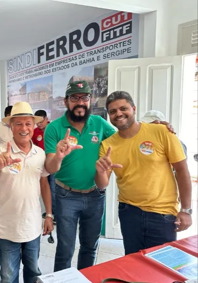 Sindiferro declara apoio a Tárcio Mota para vereador com foco em projetos para trabalhadores