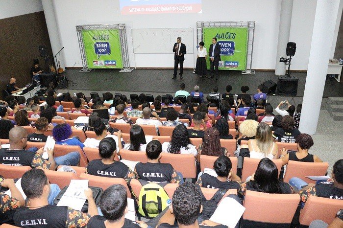 Secretaria da Educação do Estado inicia novo ciclo do Aulões ENEM 100%