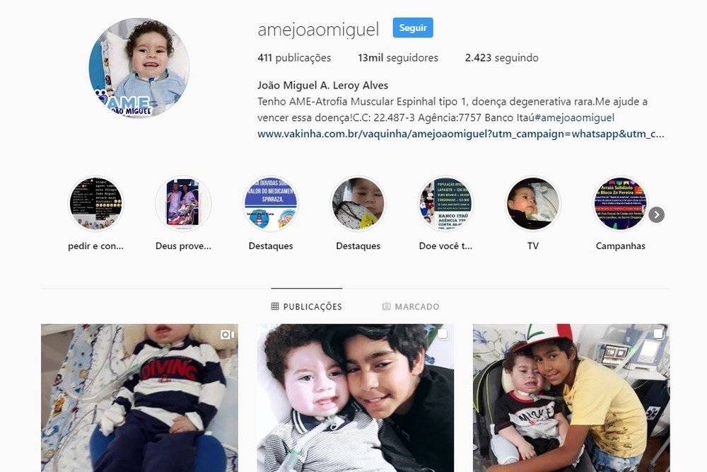 Pai suspeito de aplicar golpe em campanha para filho doente