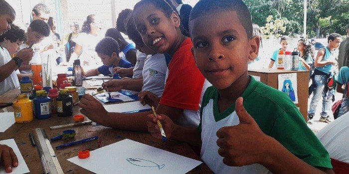 Em seu quarto dia, “O Curioso Mundo da Água” recebe centenas de alunos da rede municipal e privada de ensino