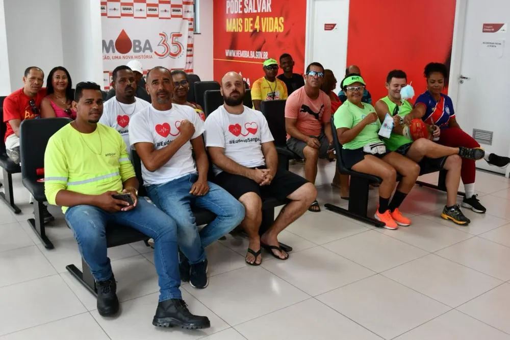 Sabadão Solidário reforça estoque de sangue no Hemoba de Alagoinhas antes do Carnaval