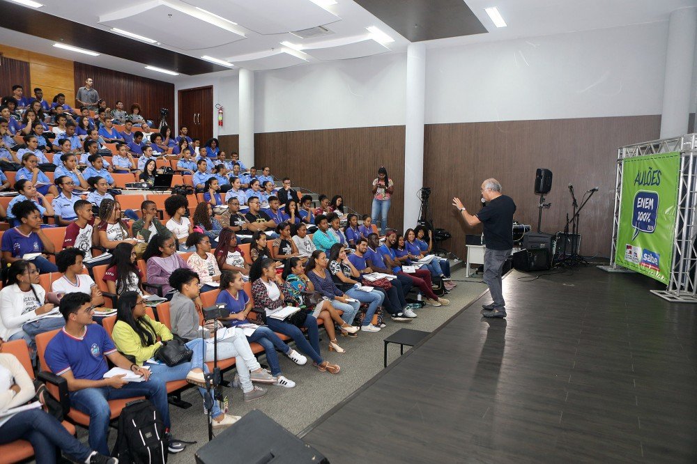 Iniciado segundo ciclo de aulões presenciais e online de revisão para o Enem 2019