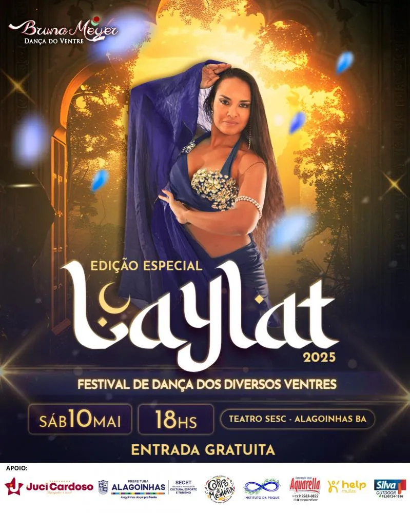 Festival Laylat promove inclusão e amplia acesso à dança árabe em Alagoinhas