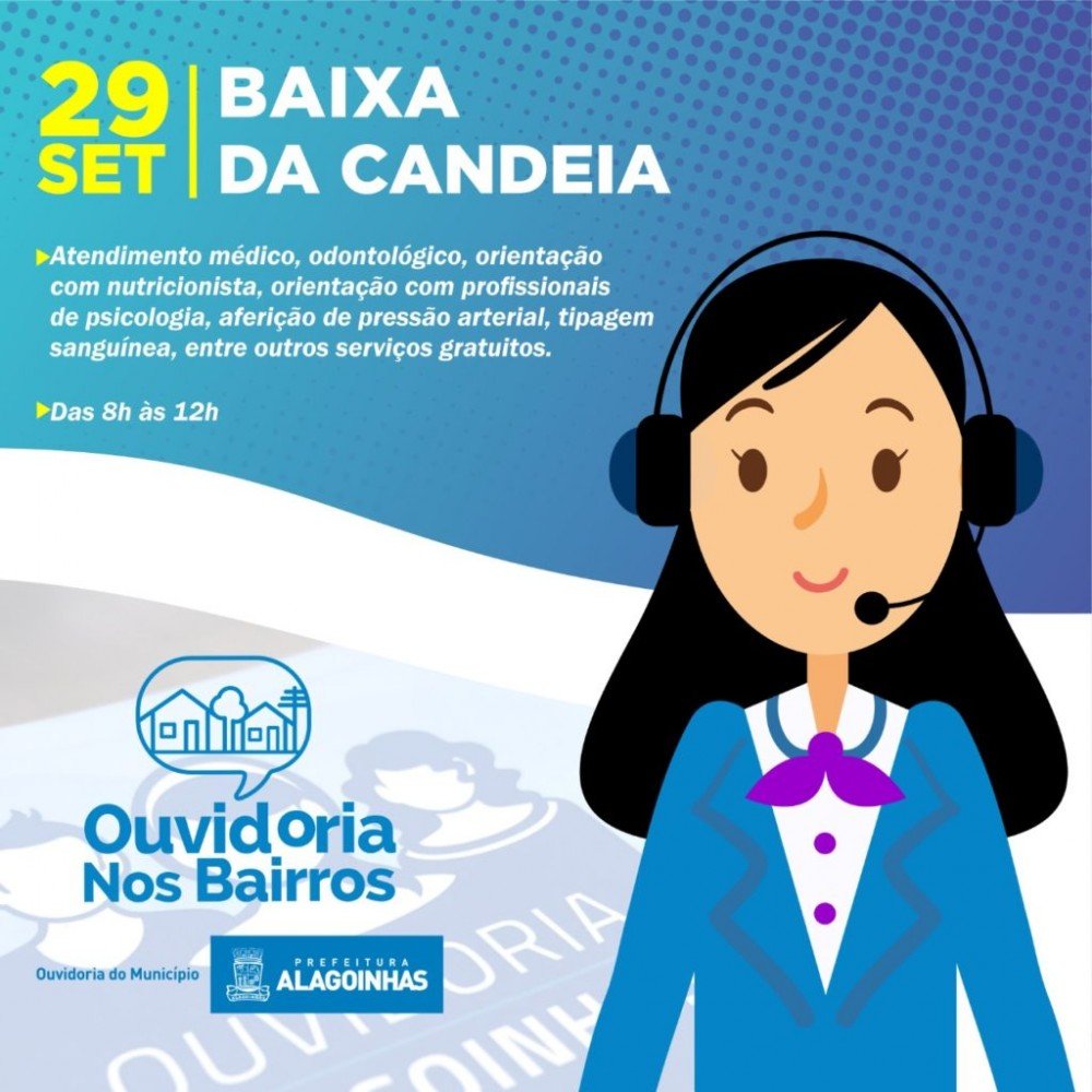 Ouvidoria nos Bairros: Prefeitura leva atendimentos gratuitos à Baixa da Candeia neste domingo (29)