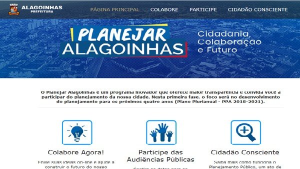 Prefeitura de Alagoinhas lança programa de participação popular para o planejamento municipal