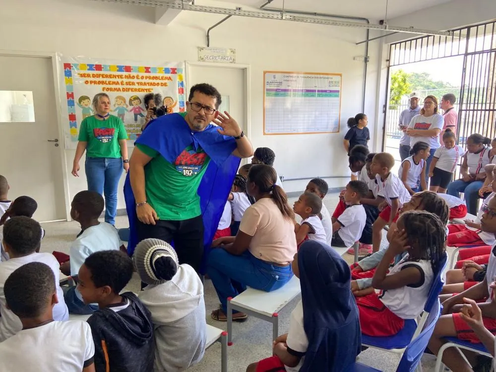 Alunos da rede municipal participam do Fast Heroes e aprendem a identificar casos de AVC