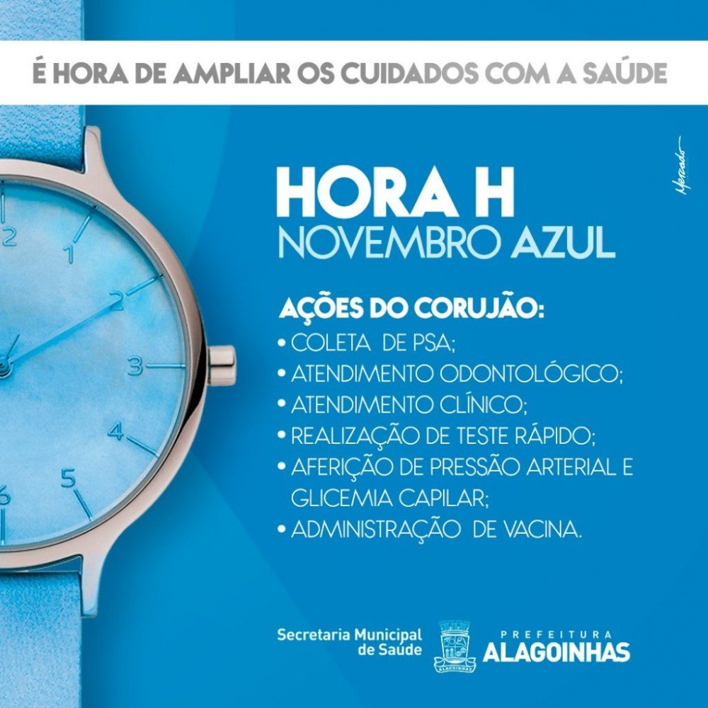 Novembro Azul: Começa nesta segunda-feira (11) mais um Corujão, com atendimentos estendidos voltados à Saúde do Homem
