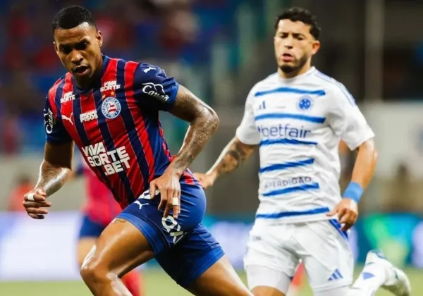 Bahia sofre virada do Cruzeiro e perde invencibilidade na Fonte Nova