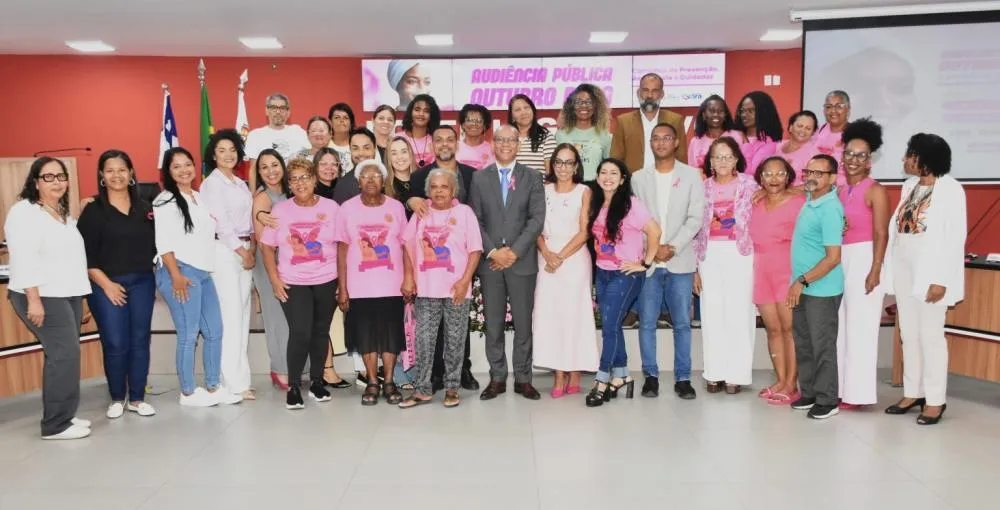 Outubro Rosa: Câmara de Alagoinhas promove audiência pública sobre prevenção e cuidado com a saúde da mulher