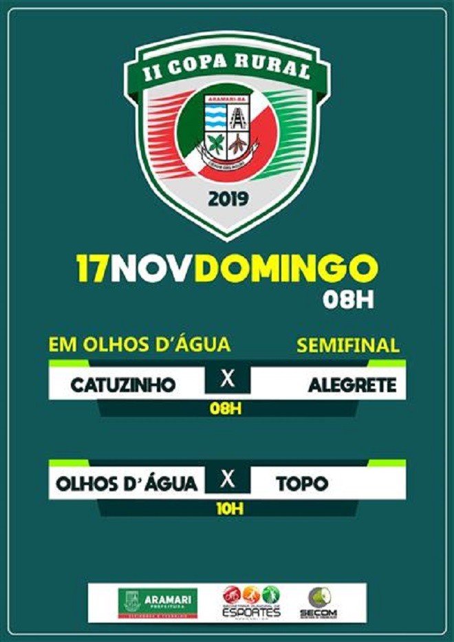 Todos os caminhos levam a Olhos D'Água - Semifinal da Copa Rural em Aramari