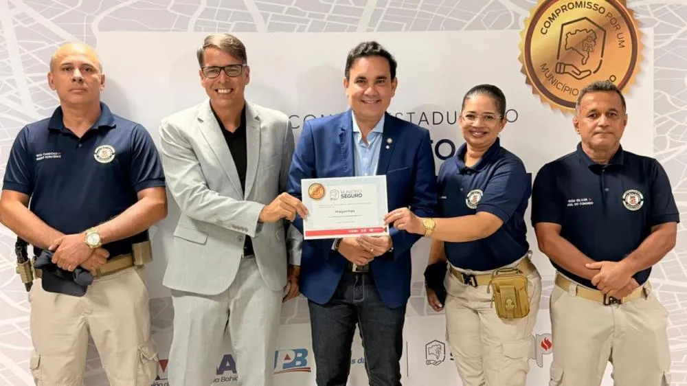 Alagoinhas recebe selo do MPBA por adesão ao projeto Município Seguro