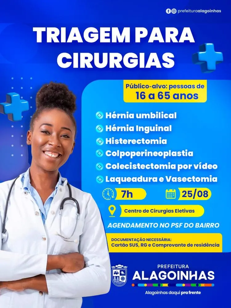 Imagem: Instagram prefeituraalagoinhas