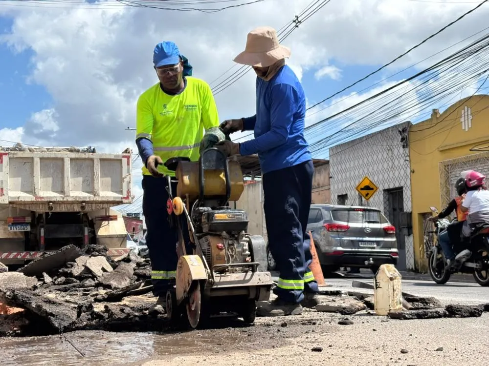 Prefeitura amplia recuperação de ruas e concentra operação tapa-buraco no Centro de Alagoinhas