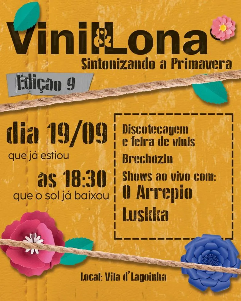 Alagoinhas recebe nova edição do Vinil&Lona neste sábado (19)