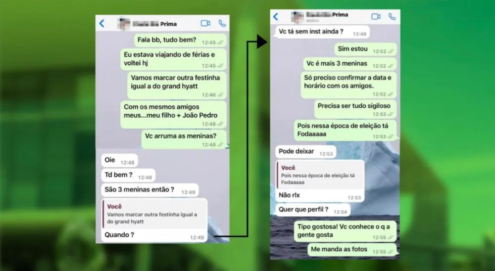 Dois pesos e duas medidas: mídia esconde Rolex e orgias de Flávio e destaca suposta viagem de Fábio Luís