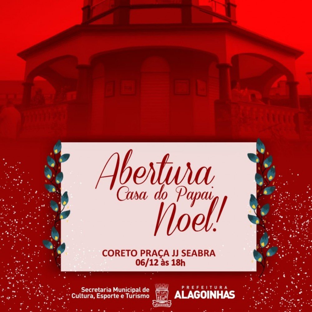 Casa do Papai Noel será inaugurada nesta sexta-feira (6)