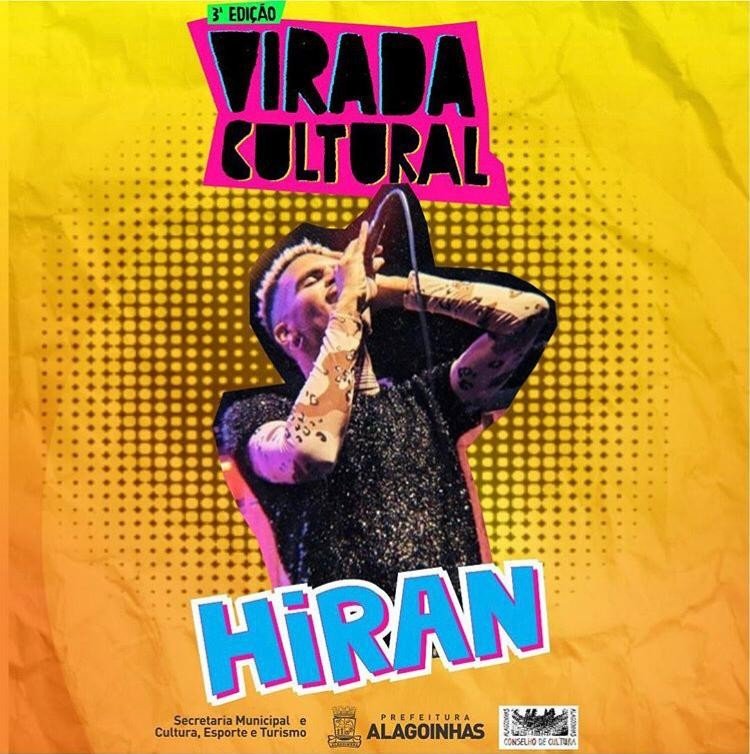 Rapper Hiram está confirmado na Virada Cultural de Alagoinhas