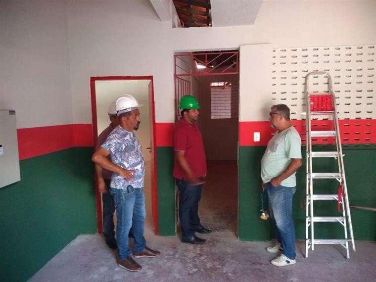 CEJAB: Prefeito Fidel e secretários conferem mais um sonho se tornando realidade