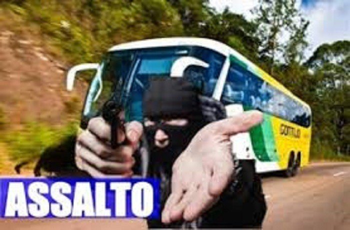 Mais um ônibus interestadual foi assaltado