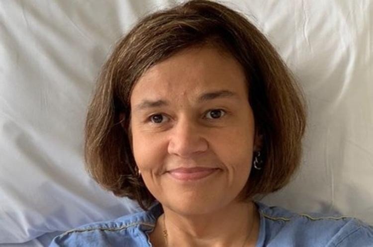 Atriz Cláudia Rodrigues está internada na UTI