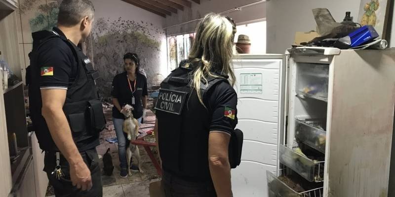 Morador de Imbé mantinha cães congelados em casa