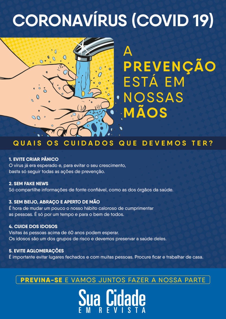 Prefeitura decreta medidas de prevenção ao Coronavírus