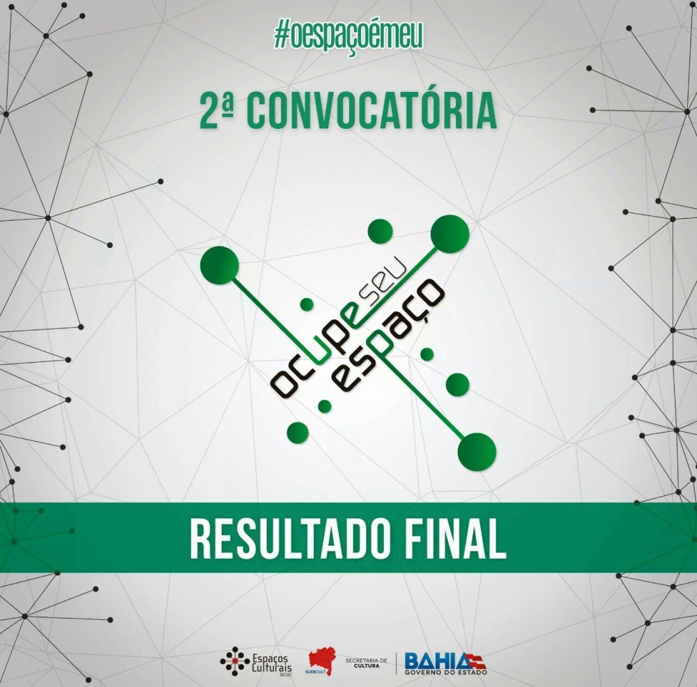 SECULT divulga o resultado final da 2ª Convocatória