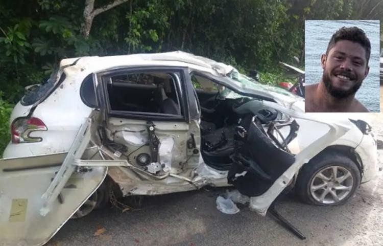 Homem morre e quatro pessoas ficam feridas após grave acidente em saída de festa