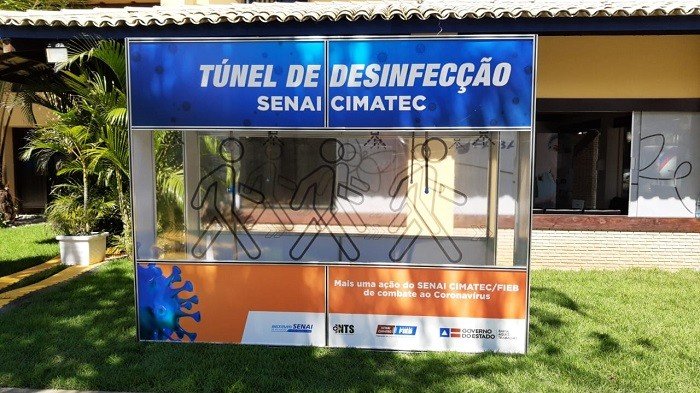 Covid-19: Hotel Riverside e UPA do Vale dos Barris passam a contar com túneis de desinfecção