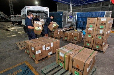 Governo da Bahia recebe 159 respiradores para utilização na capital e interior