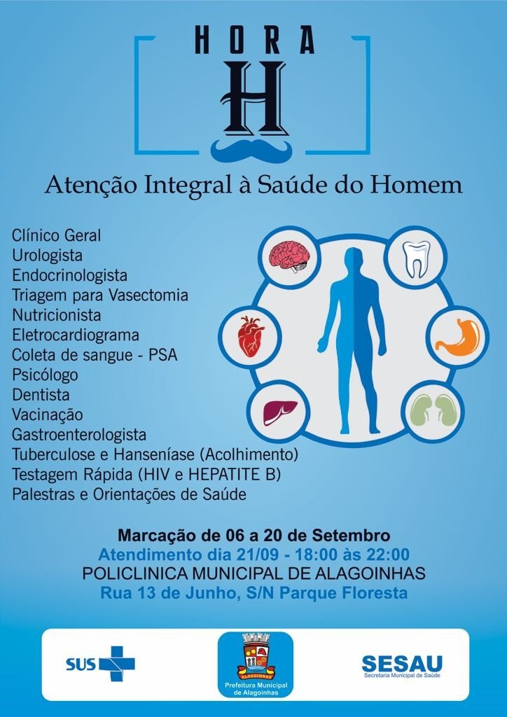 Atenção integral a saúde do homem na Policlínica