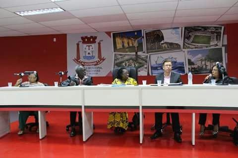 Reunião na CMA entre representantes da cultura do Congo e da cultura local