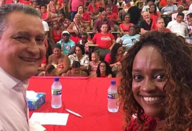 Denice Santiago foi apresentada à militância e à imprensa como pré-candidata do PT