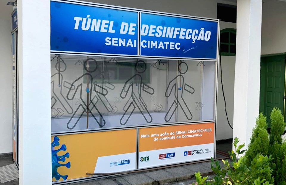 Mais três hospitais no interior da Bahia passam a contar com túneis de desinfecção