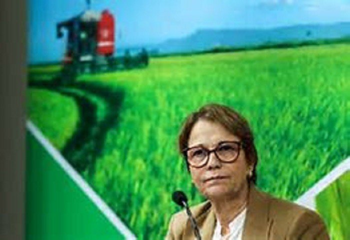 Ministra da Agricultura reclama da 
